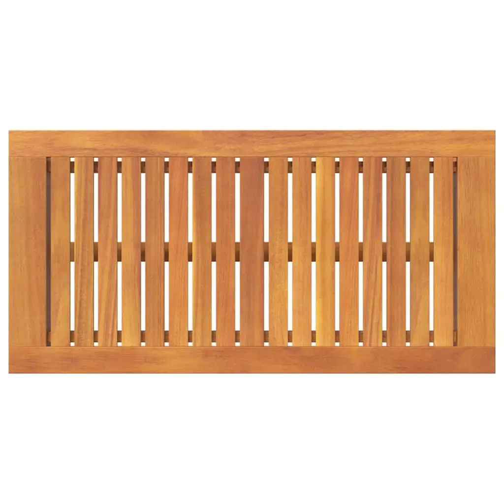 Solid Acacia Wood Coffee Table Outdoor Garden Furniture Oil Natural Brown