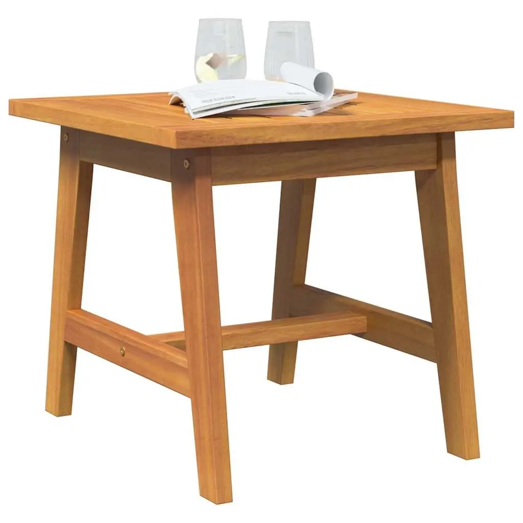 Solid Acacia Wood Outdoor Side Table 45x45x40cm
