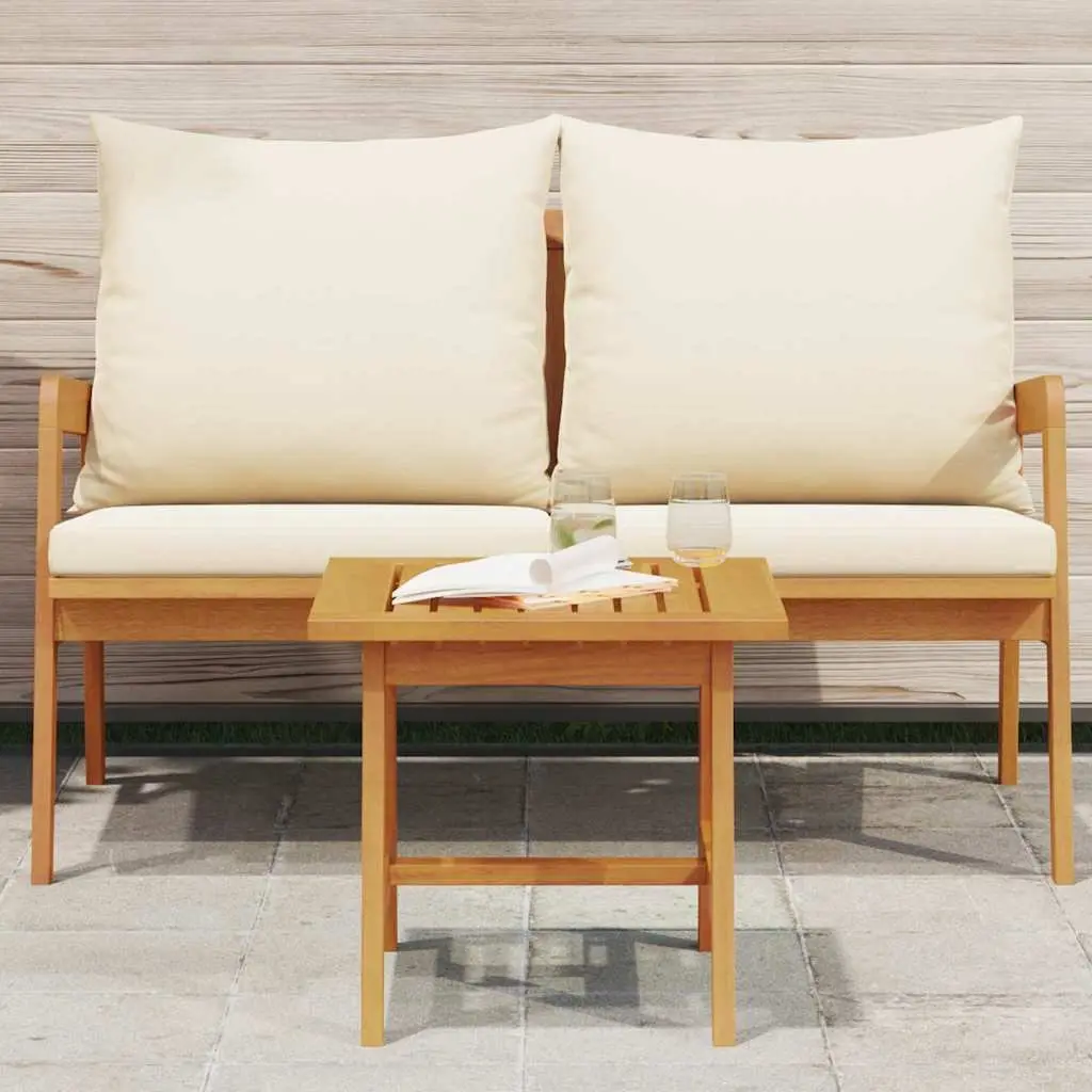 Solid Acacia Wood Outdoor Side Table 45x45x40cm