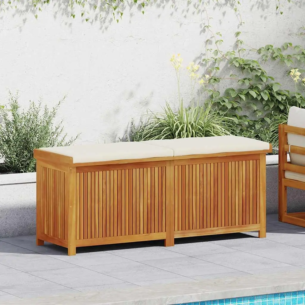 Outdoor Cushion Storage Box 150x50x60.5cm Garden Deck Furniture Organiser