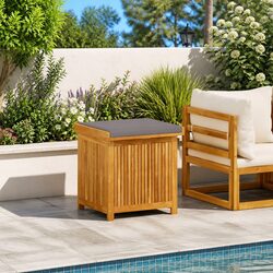 Outdoor Cushion Box Specifications: 60x50x61cm Acacia Wood