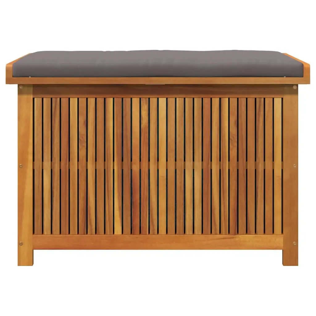 Outdoor Cushion Storage Box Garden 90x50x60.5cm Solid Acacia Wood