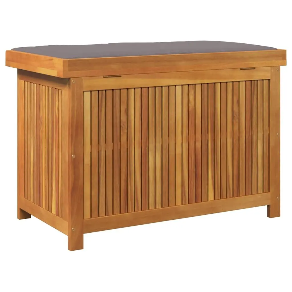 Outdoor Cushion Storage Box Garden 90x50x60.5cm Solid Acacia Wood