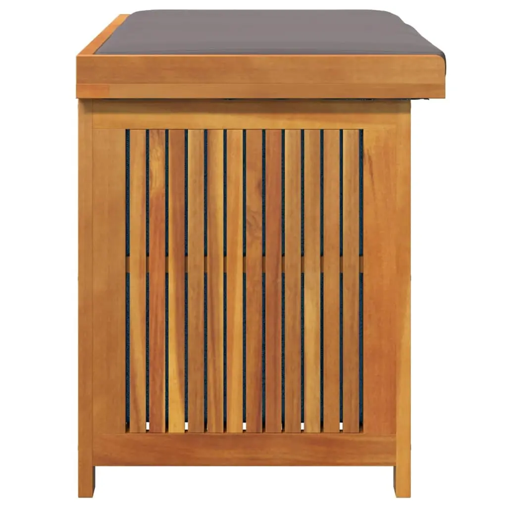 Outdoor Cushion Storage Box Garden 90x50x60.5cm Solid Acacia Wood