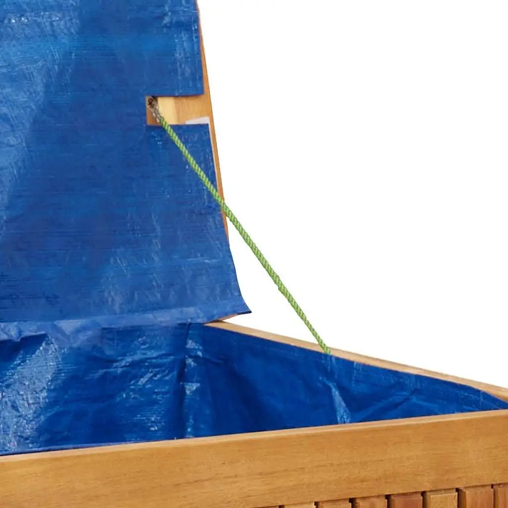 Outdoor Cushion Storage Box Garden 90x50x60.5cm Solid Acacia Wood
