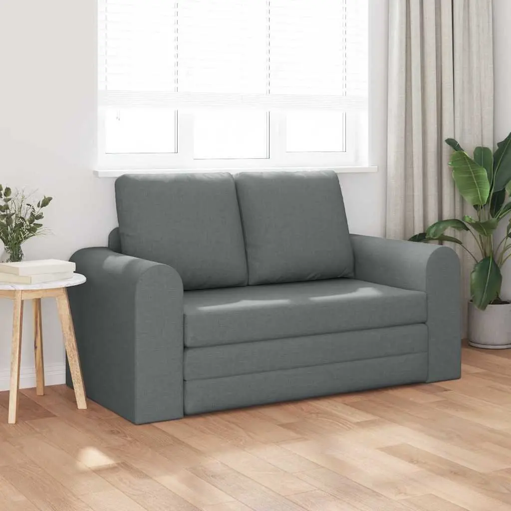 Grey Fabric Sofa Bed for Compact Homes