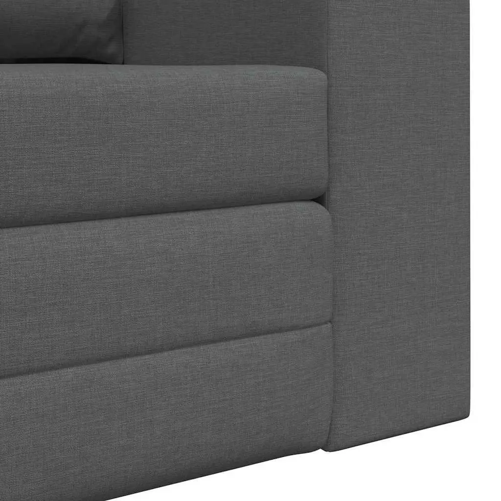Grey Fabric Sofa Bed for Compact Homes