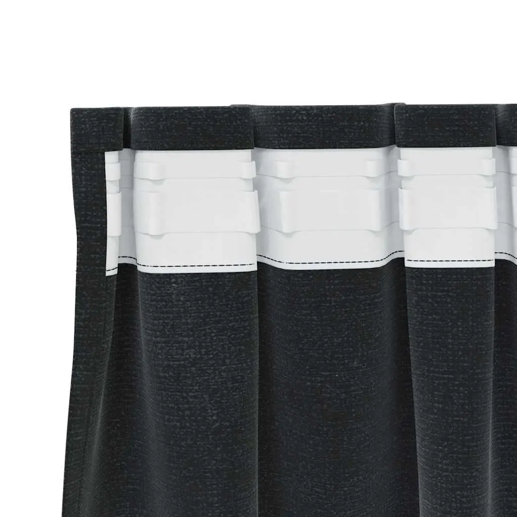Blackout Curtains Bedroom 140 x 225 cm Velvet 2 pcs