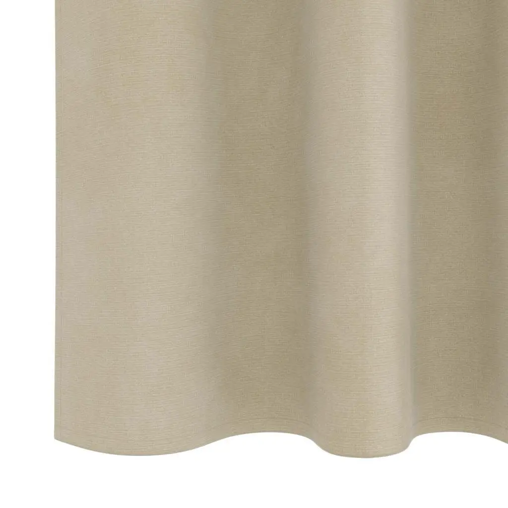 Light Blocking Cream Velvet Curtains 2 pcs 140 x 245 cm