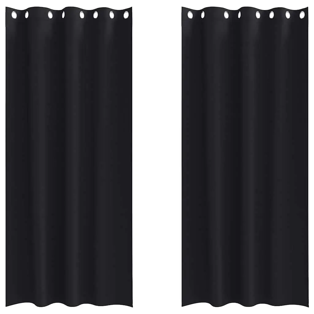 Blackout Curtains Living Room Bedroom Office 245 x 140 cm 2 pcs