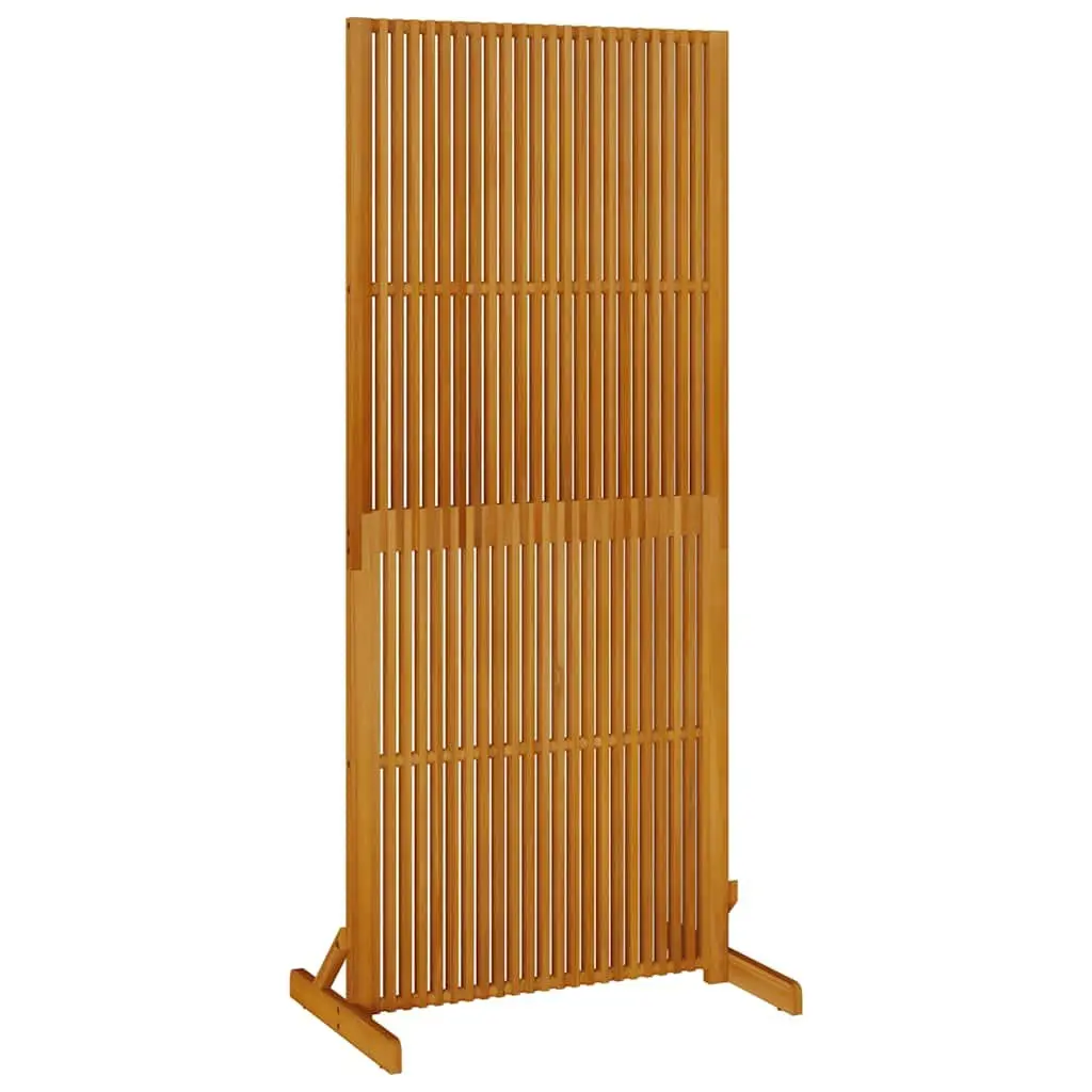 Wooden Room Divider Privacy Screen Indoor Outdoor 180.5cm Slatted Freestanding