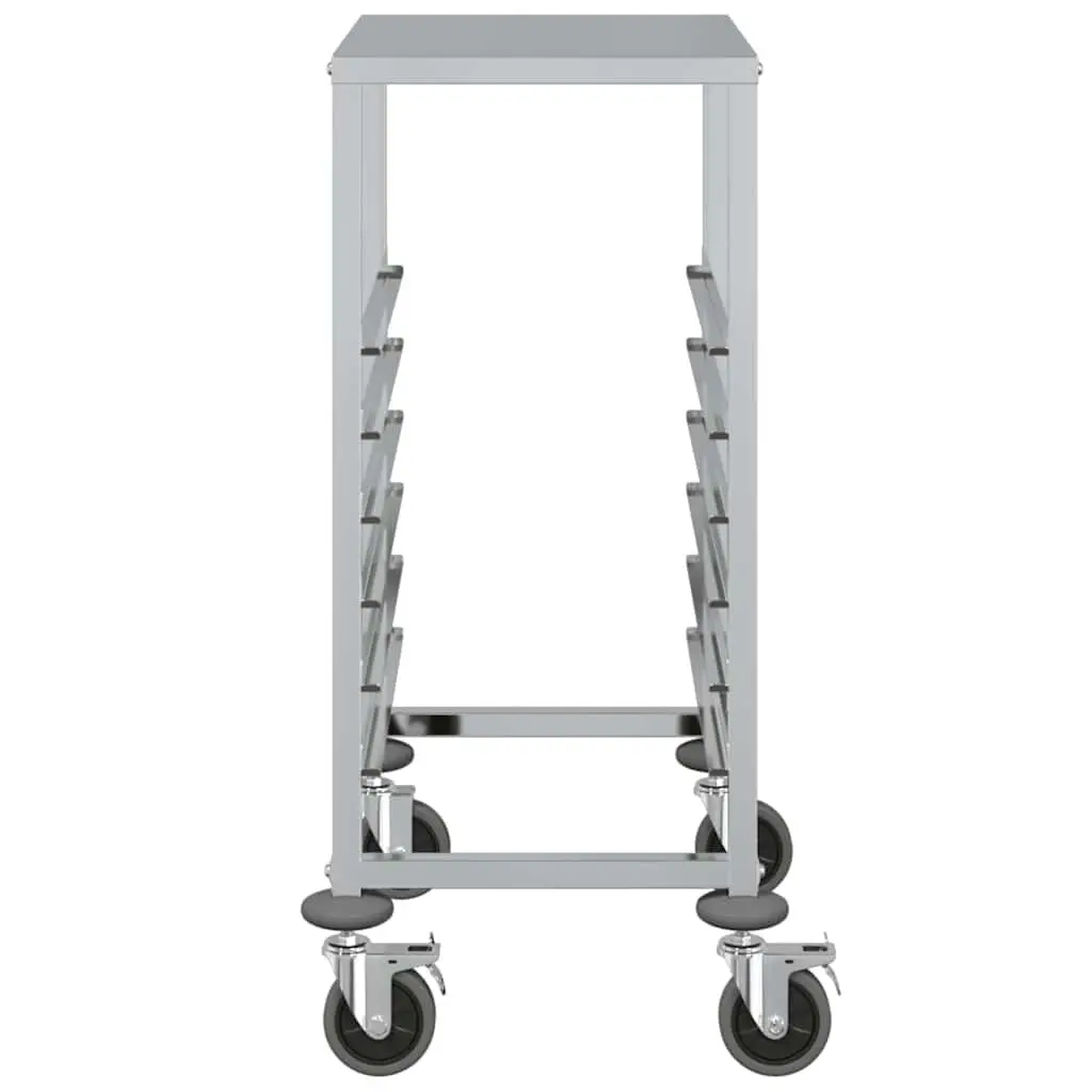 Stainless Steel Kitchen Trolley for Catering 39x55x87 cm
