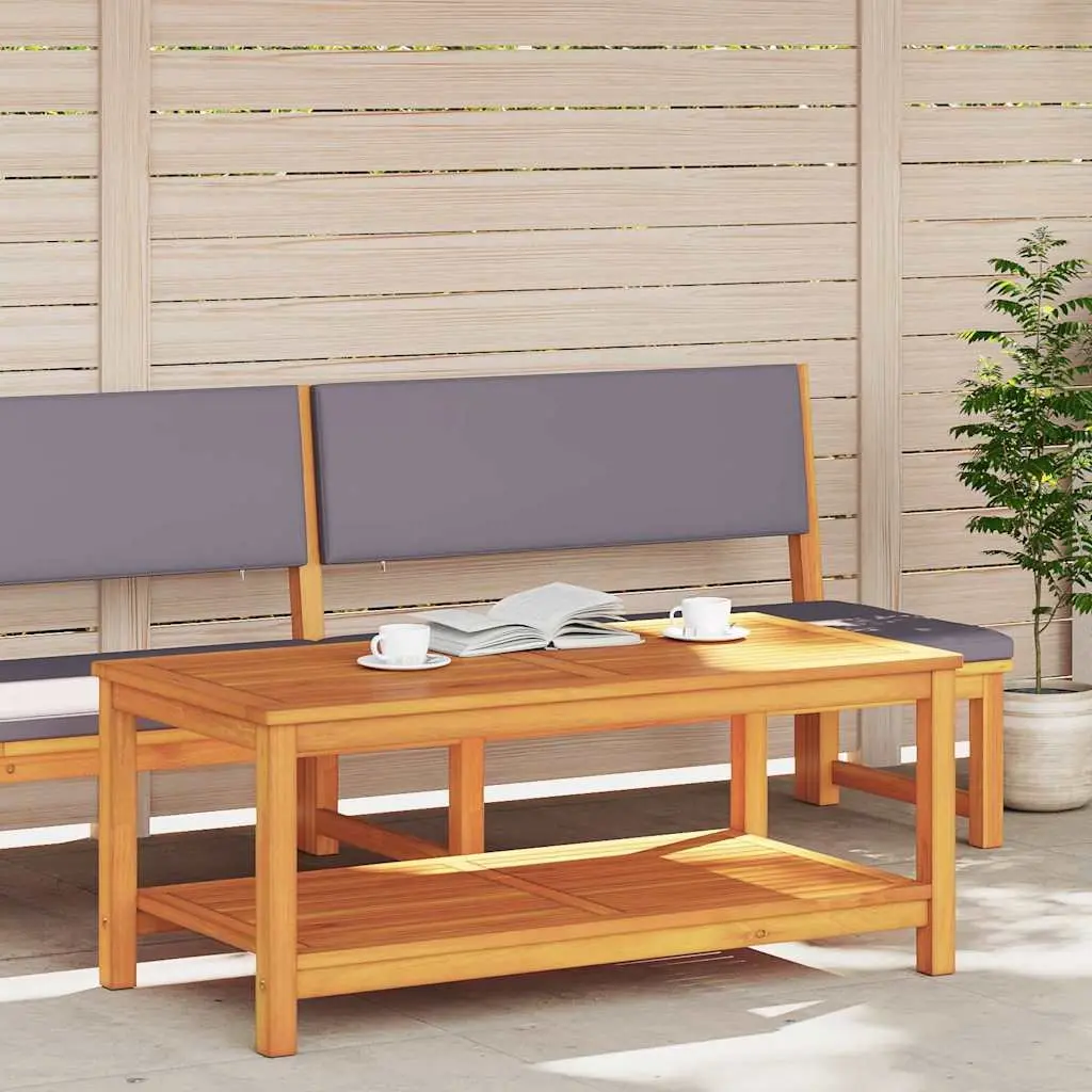 Side Table Acacia Wood Outdoor Indoor Accent Furniture 110cm