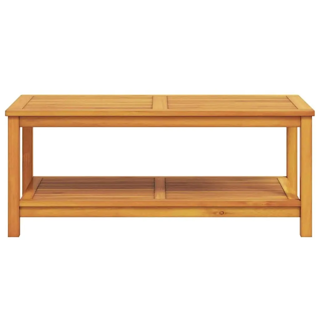Side Table Acacia Wood Outdoor Indoor Accent Furniture 110cm