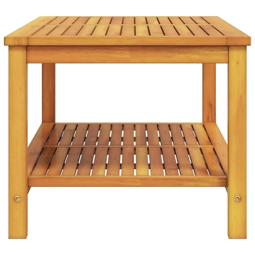 Side Table Acacia Wood Outdoor Indoor Accent Furniture 110cm