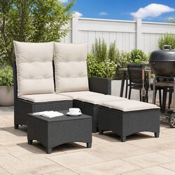 Specifications for Black Garden Stools with Cushions
