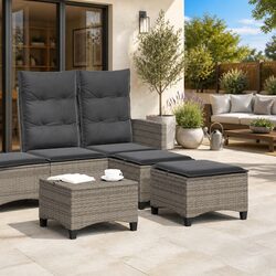 Garden Stools with Cushions - Specifications and Details