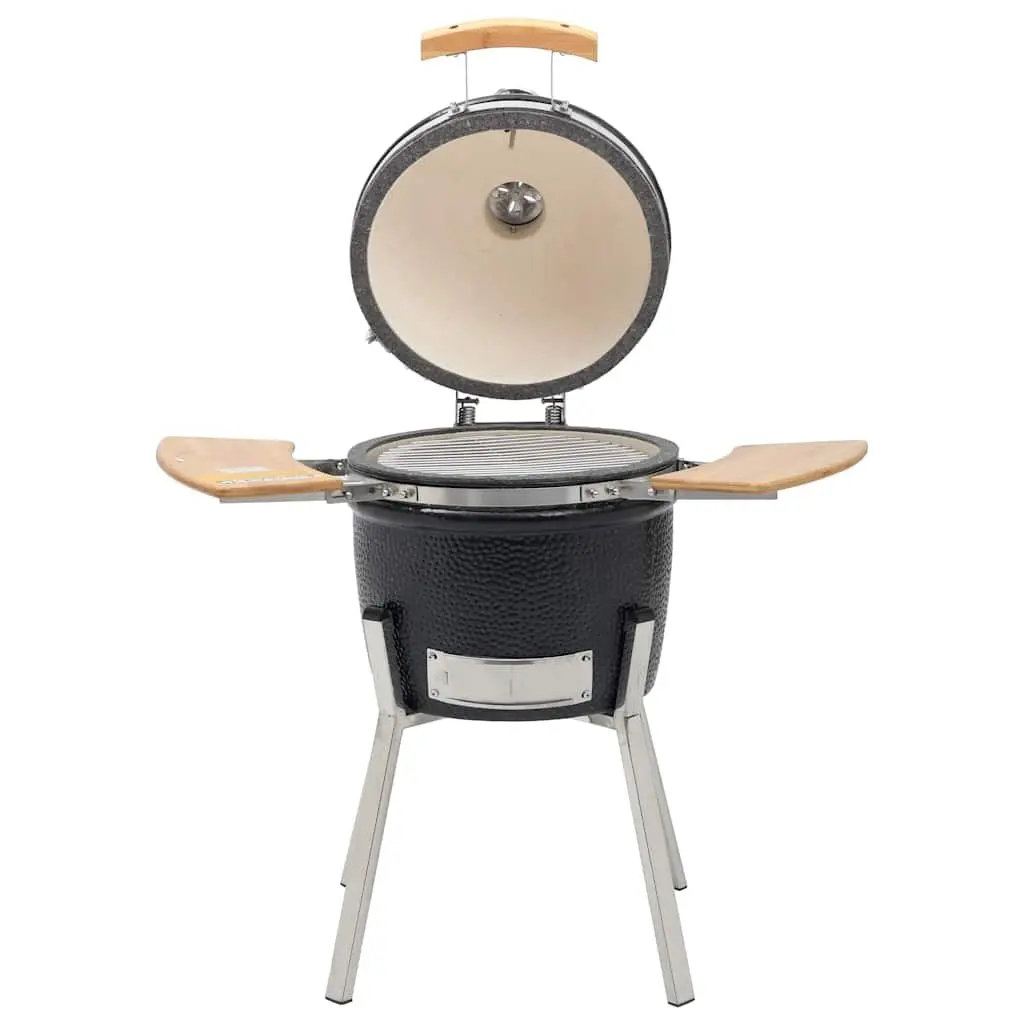 33cm Kamado Grill Smoker with Large Cooking Grid