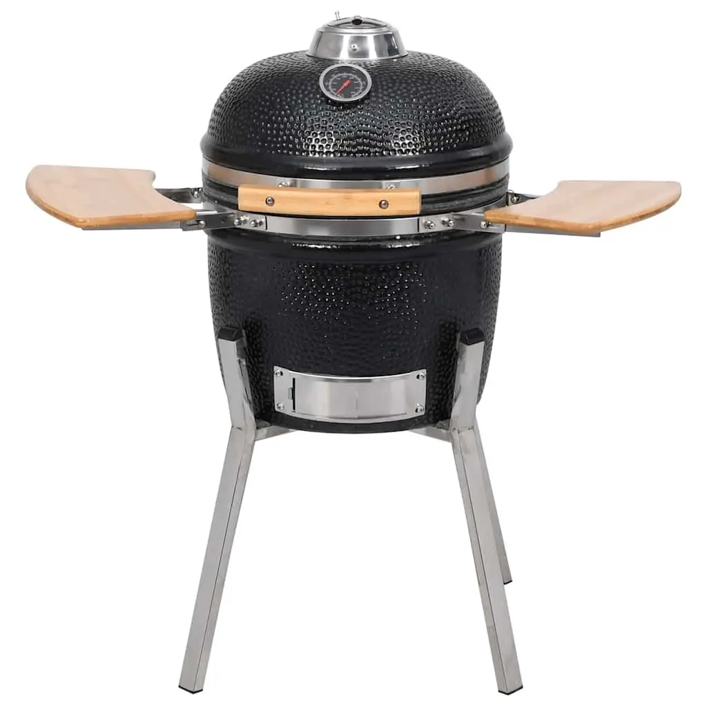 33cm Kamado Grill Smoker with Large Cooking Grid