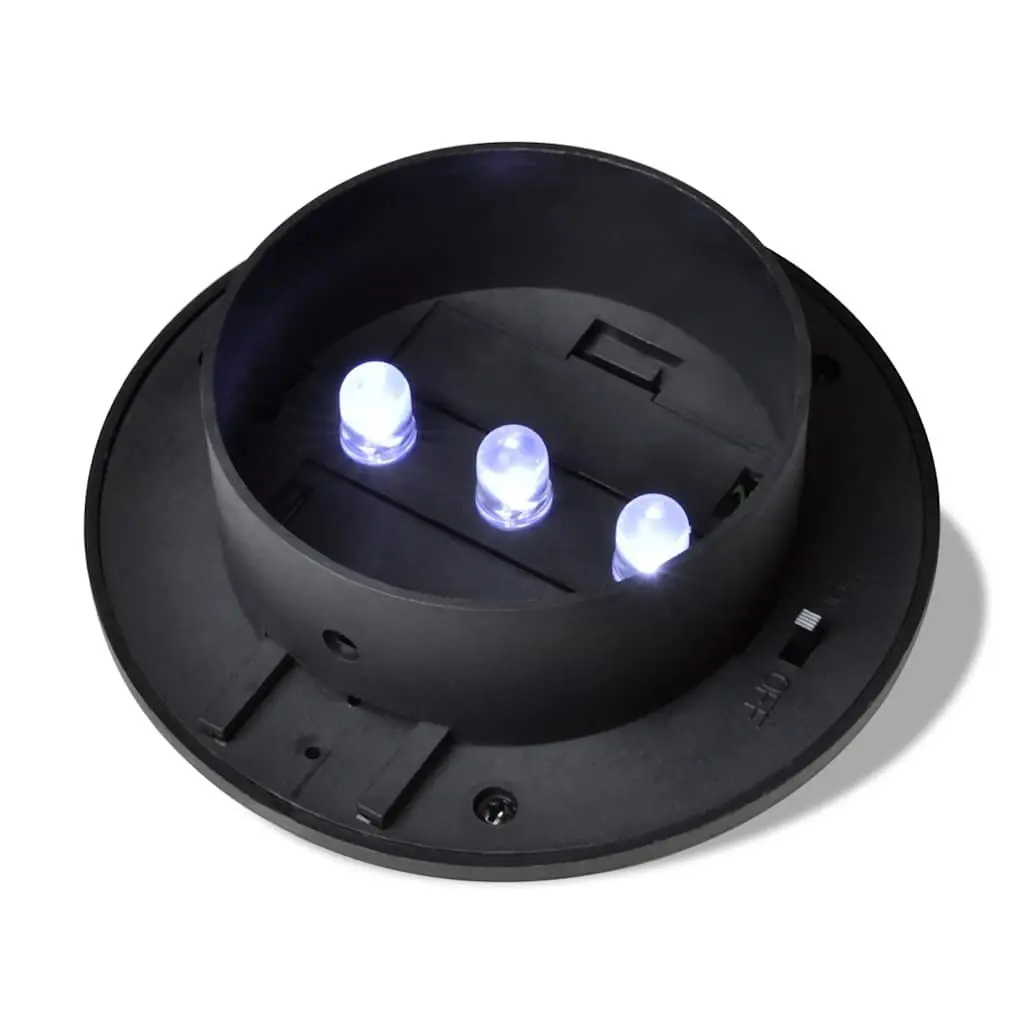 6 Pack Solar-Powered LED Lights for Outdoor Installations