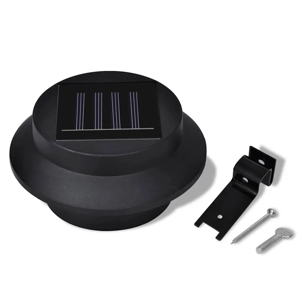 6 Pack Solar-Powered LED Lights for Outdoor Installations