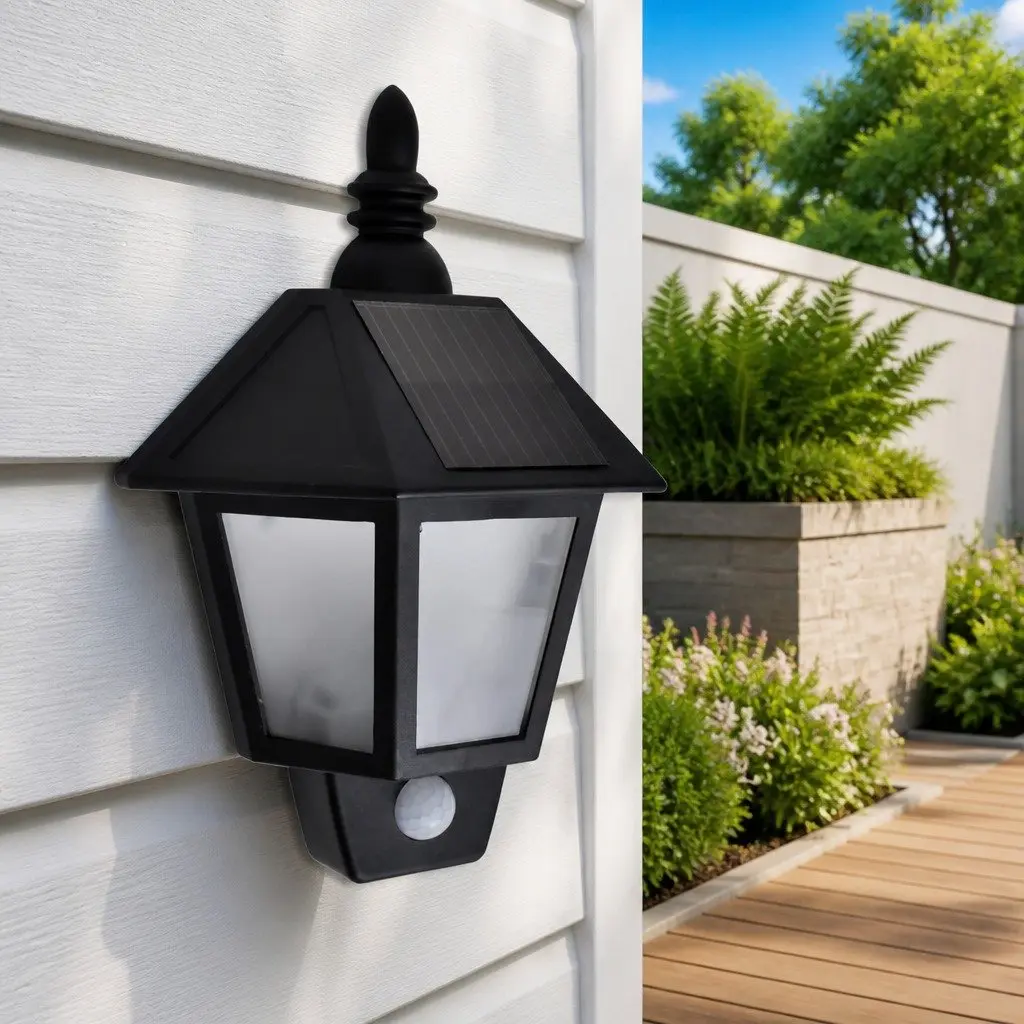 Solar Wall Lamp with Motion Detection