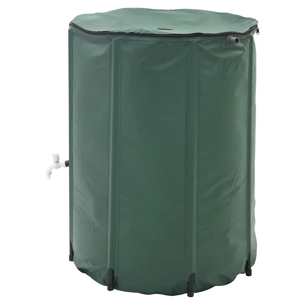 Collapsible Rain Water Tank 250L Garden Watering Storage Container Green