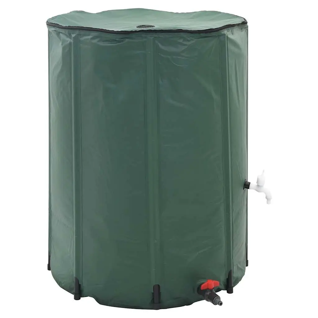 Collapsible Rain Water Tank 250L Garden Watering Storage Container Green