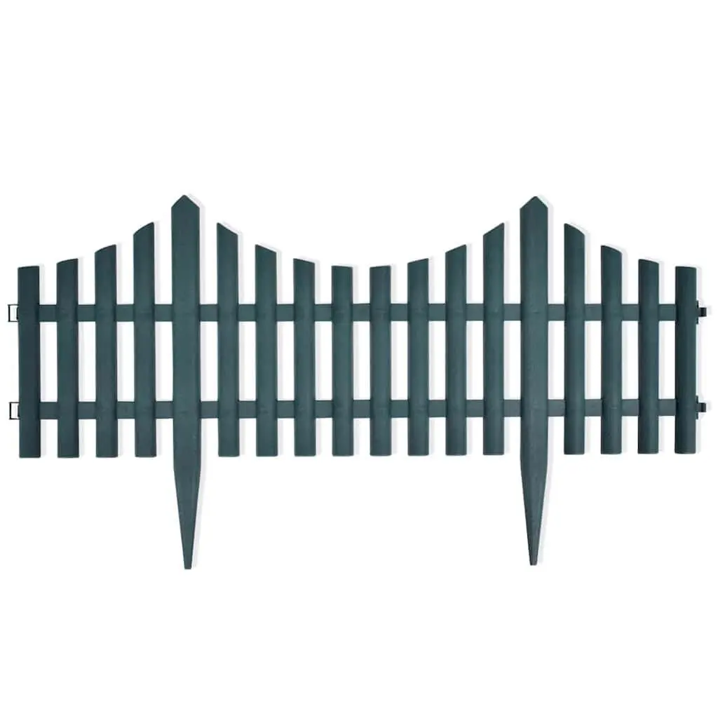 Garden Lawn Edging Dividers 17 Pcs Set 10m Border Barriers Interconnectable