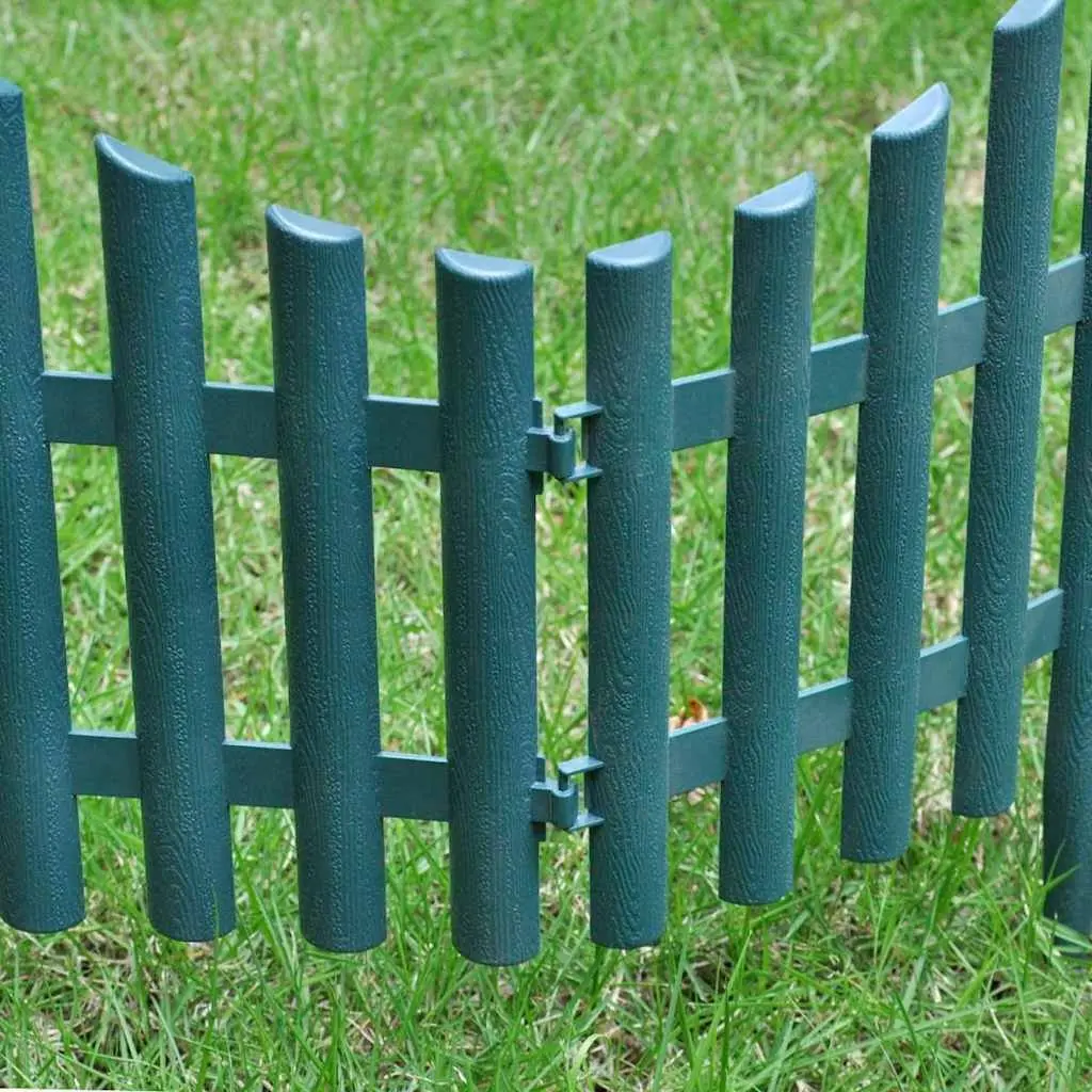 Garden Lawn Edging Dividers 17 Pcs Set 10m Border Barriers Interconnectable