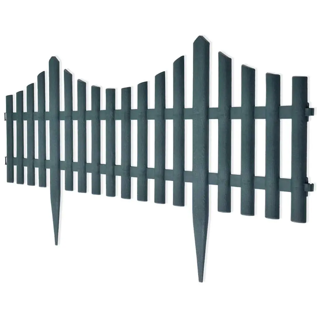 Garden Lawn Edging Dividers 17 Pcs Set 10m Border Barriers Interconnectable