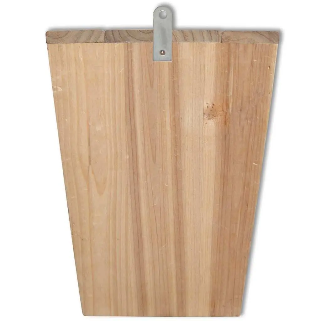 Bat House Set of 2 Brown Garden Roosting Shelter Nest Box