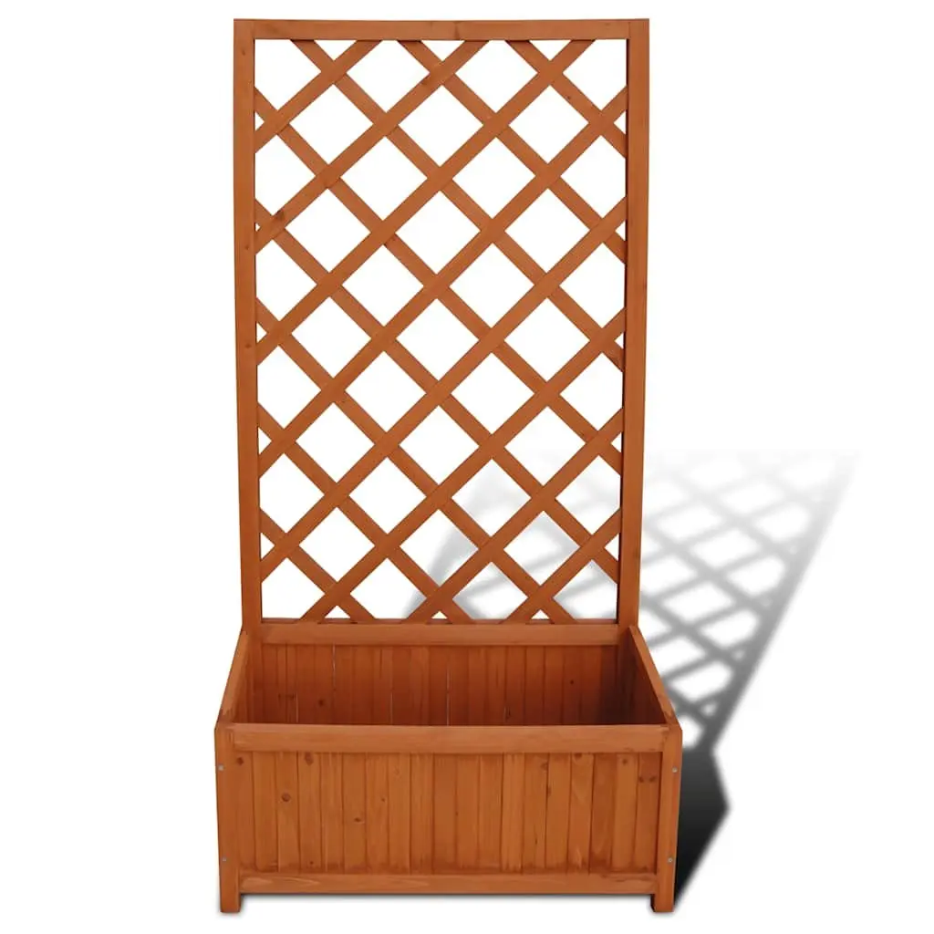 Wooden Trellis Planter Box 70x30x135cm