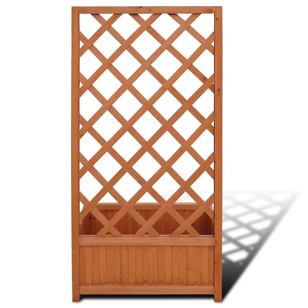 Wooden Trellis Planter Box 70x30x135cm