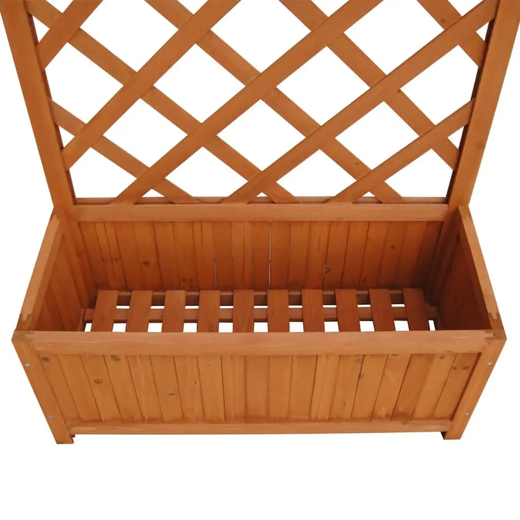 Wooden Trellis Planter Box 70x30x135cm