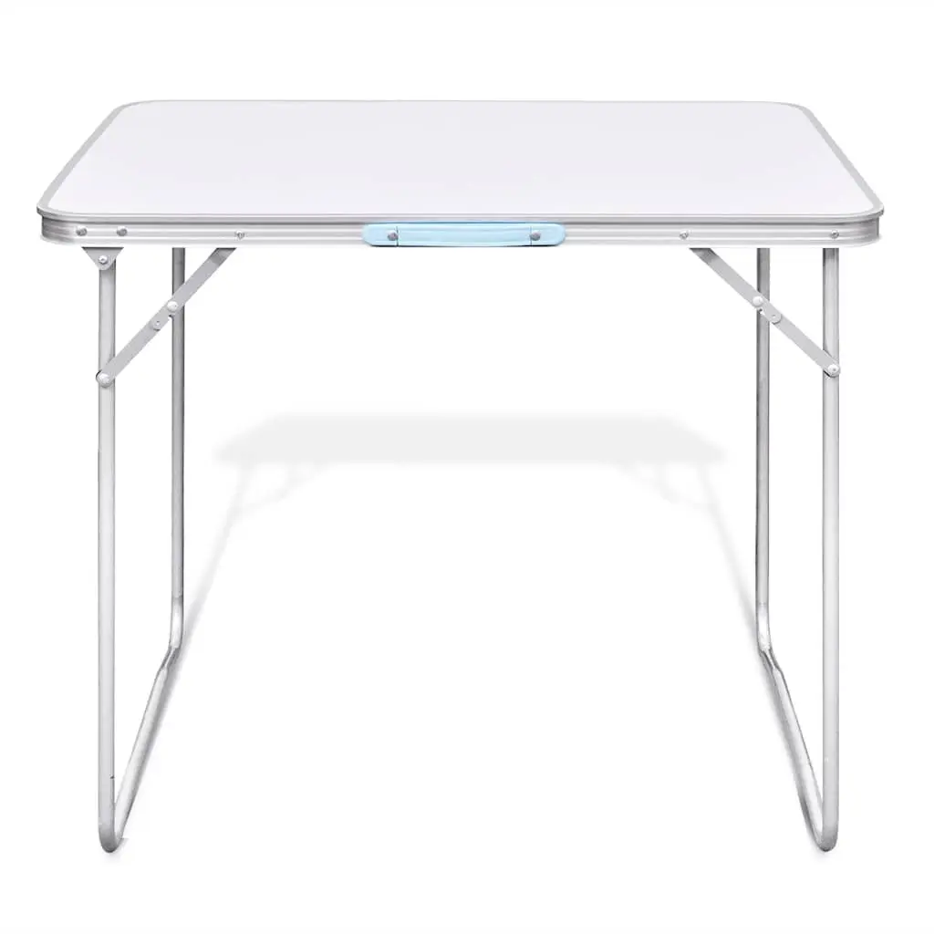 Foldable Camping Table Outdoor Use 80 x 60 cm