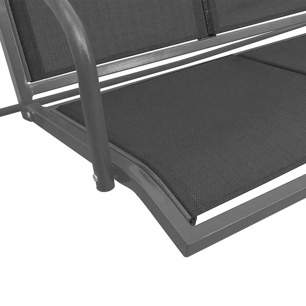 Garden Swing Bench with Canopy Three Seater Outdoor Porch Shade Chair