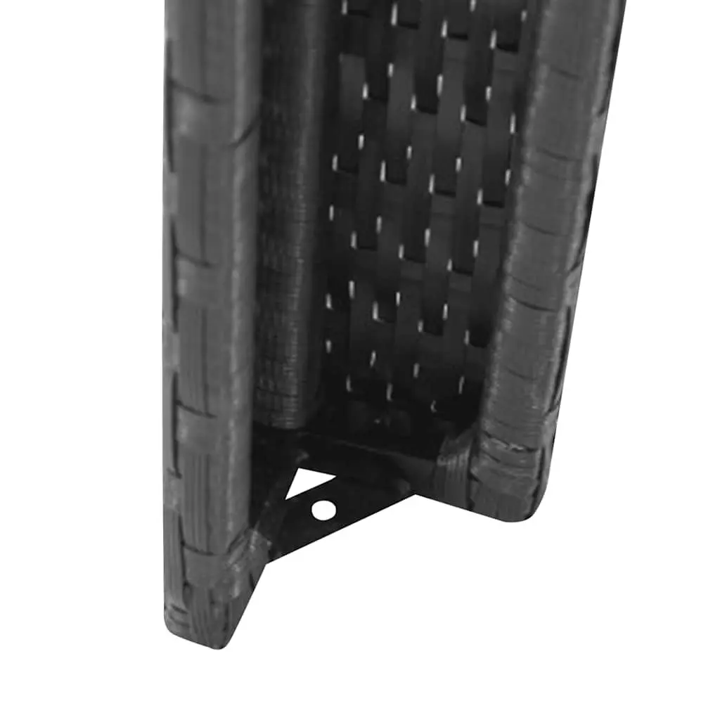 Garden Gazebo Outdoor 3x4m Poly Rattan Wicker Canopy Sunshade Pavilion Grey Roof