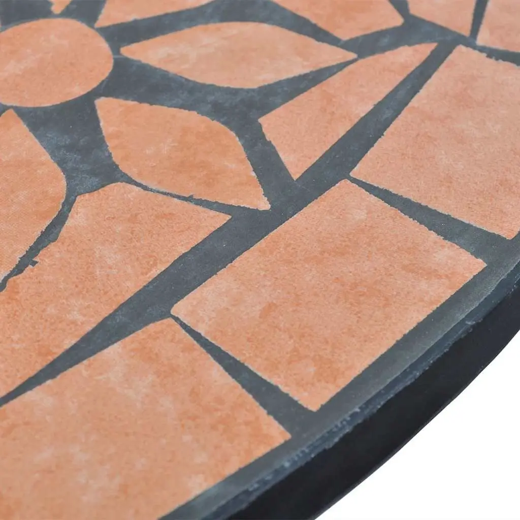 Mosaic Bistro Table Outdoor Garden 60cm Ceramic Top