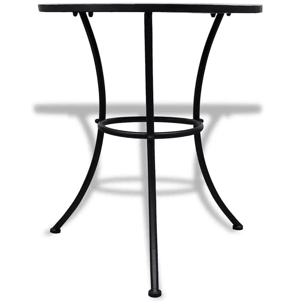 60cm Mosaic Bistro Table in Blue and White