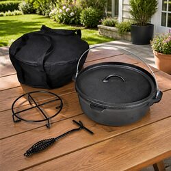 Specifications of the 5.6L Black Dutch Oven Cookware Set