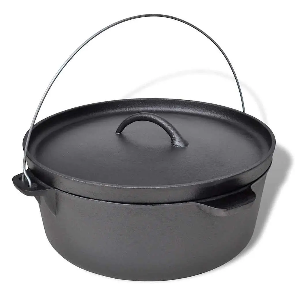 Dutch Oven for Home and Outdoor Cooking 11.3L Capacity