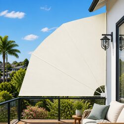 Collapsible Cream Awning Specifications: 210x210cm