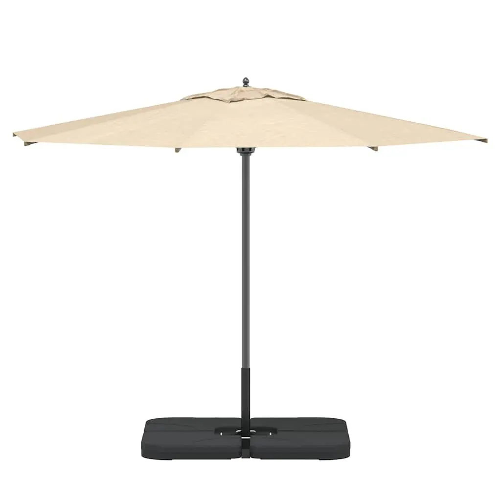 Portable Umbrella Stand for Garden and Patio Black Fillable 60L with Water or Sand