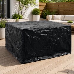 Garden Furniture Cover 172x113x73cm Black Outdoor Patio Rattan Protection 8