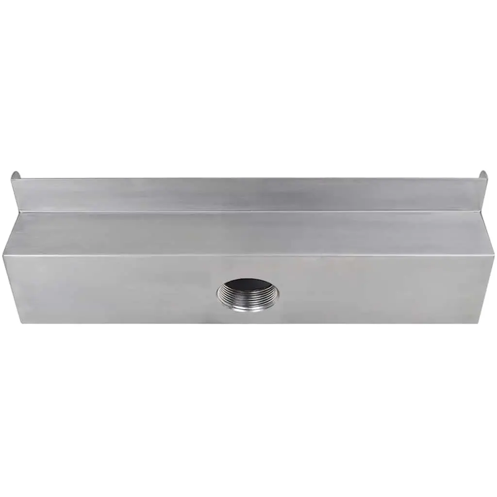 45cm Rectangular Stainless Steel Waterfall Fountain