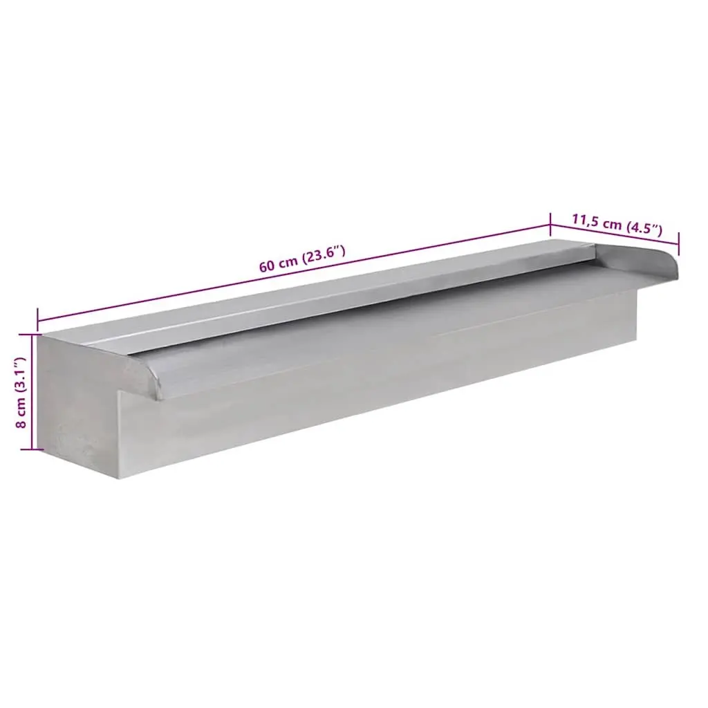 60cm Rectangular Waterfall Fountain