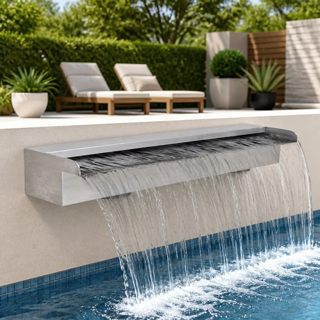 90cm Rectangular Waterfall Fountain for Garden Pools