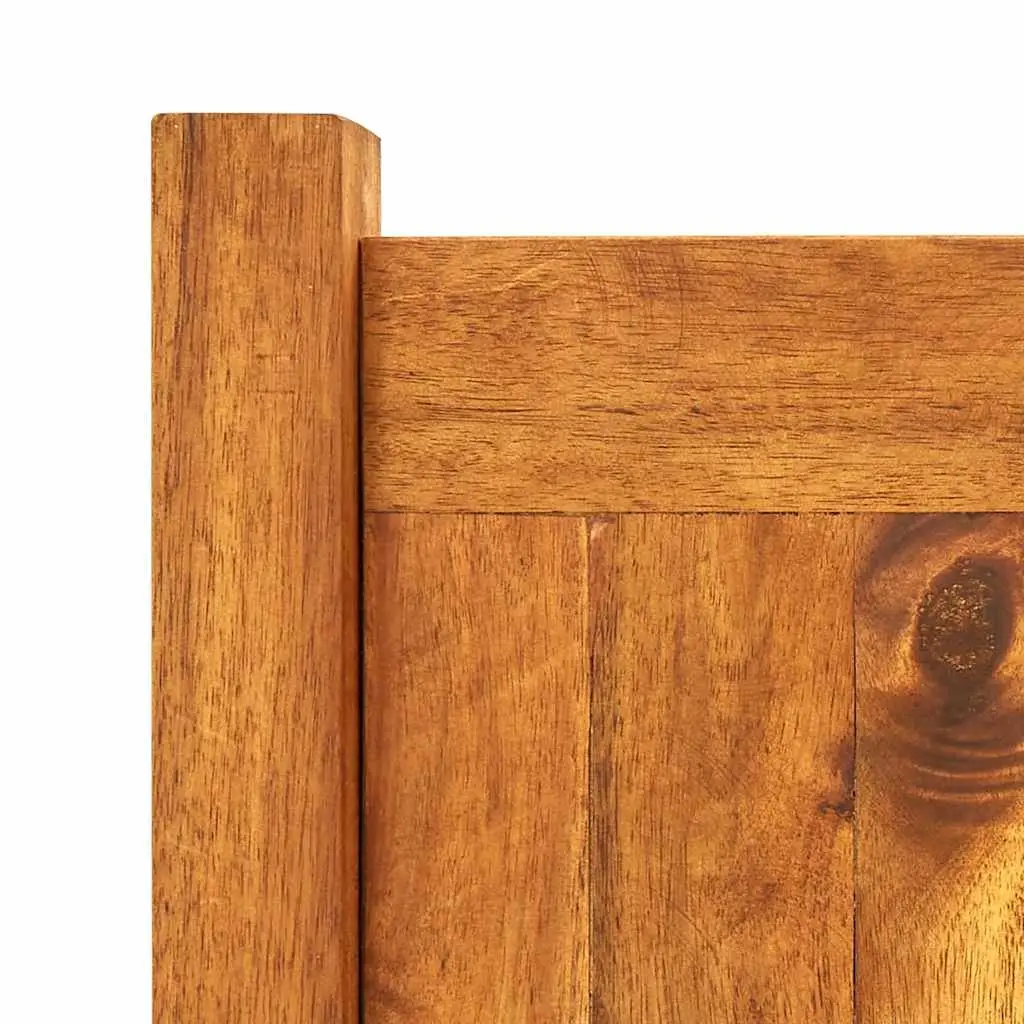 Wooden Raised Bed Planter Box for Outdoor Vegetables Herbs Flowers 76 x 27.6 x 25 cm
