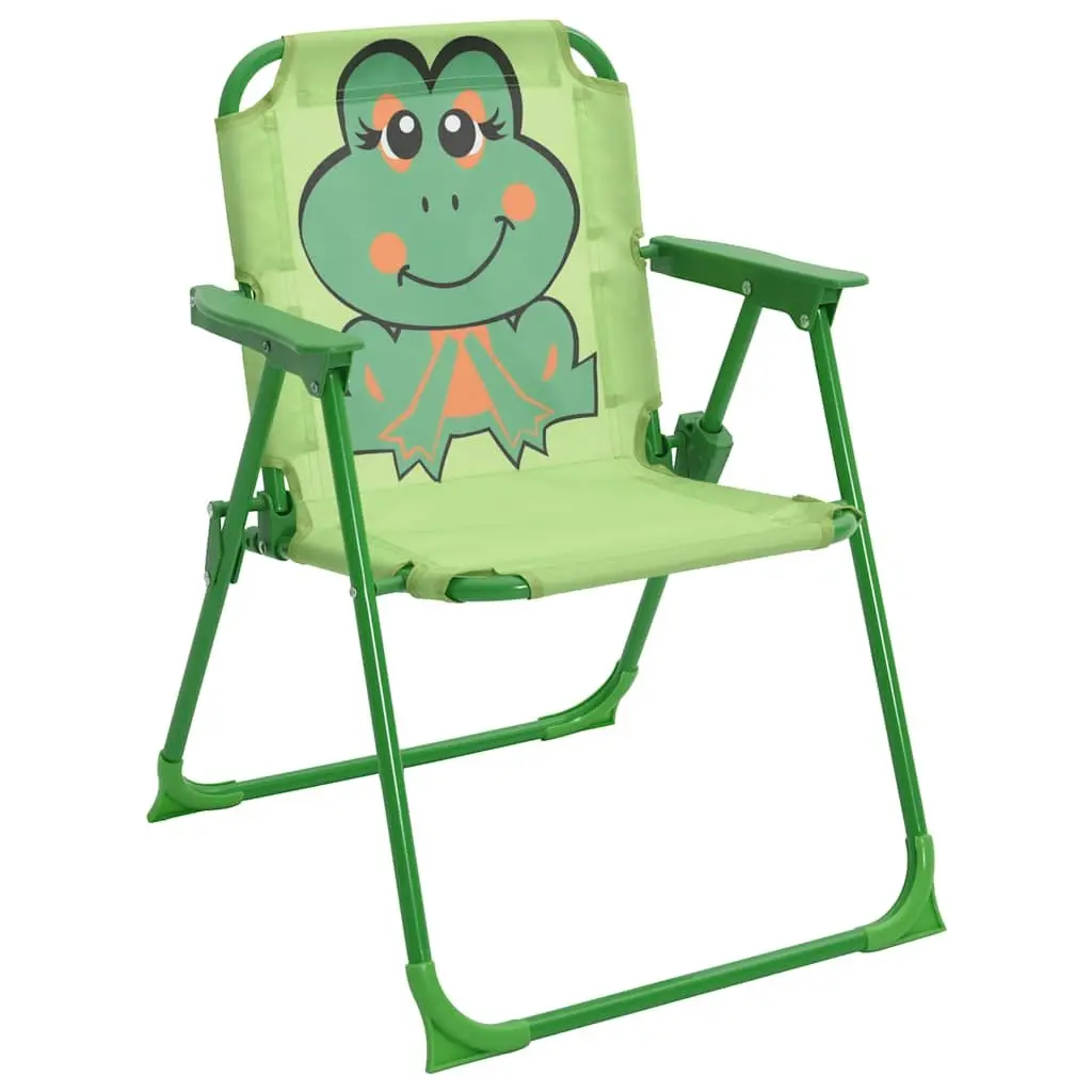 Kids Garden Bistro Set 3 Piece Outdoor Furniture Table Chairs Parasol Green